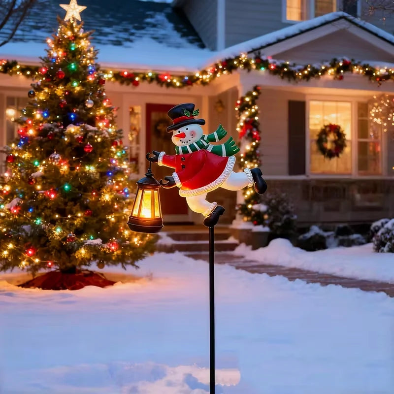 Solar Snowman Lanterns