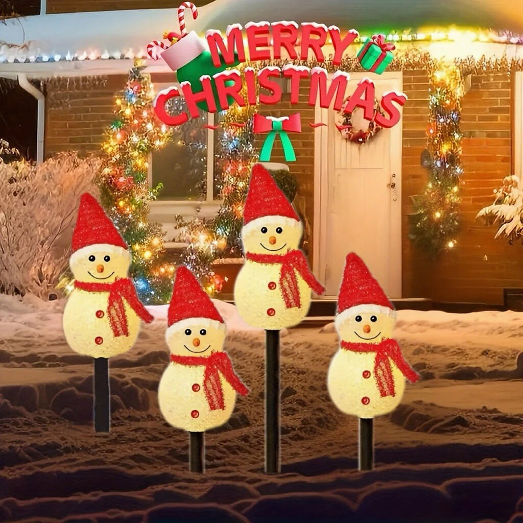 Solar Snowman Decoration
