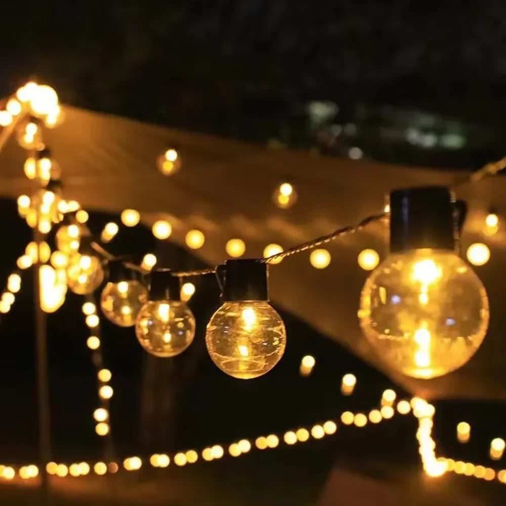 Solar Hanging Sphere Lights