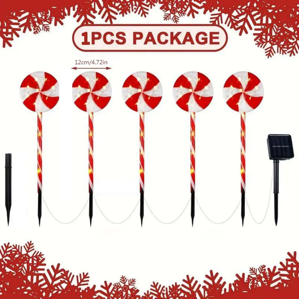 Solar Lollipop Lights