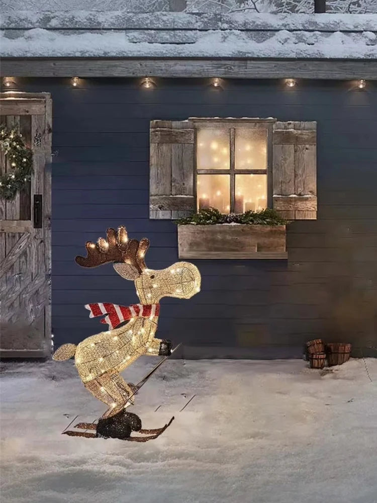 Glowing Reindeer Decor