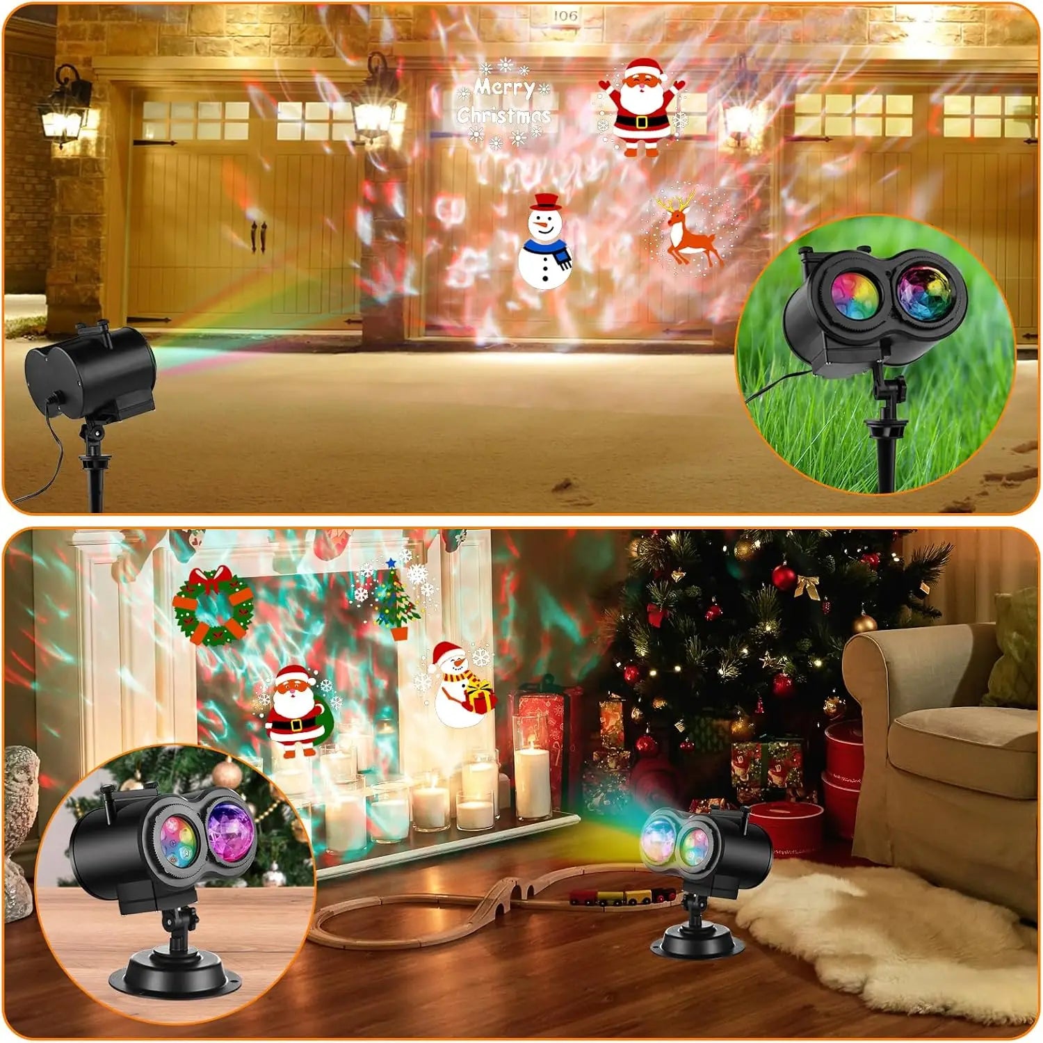 Outdoor Holiday Projector