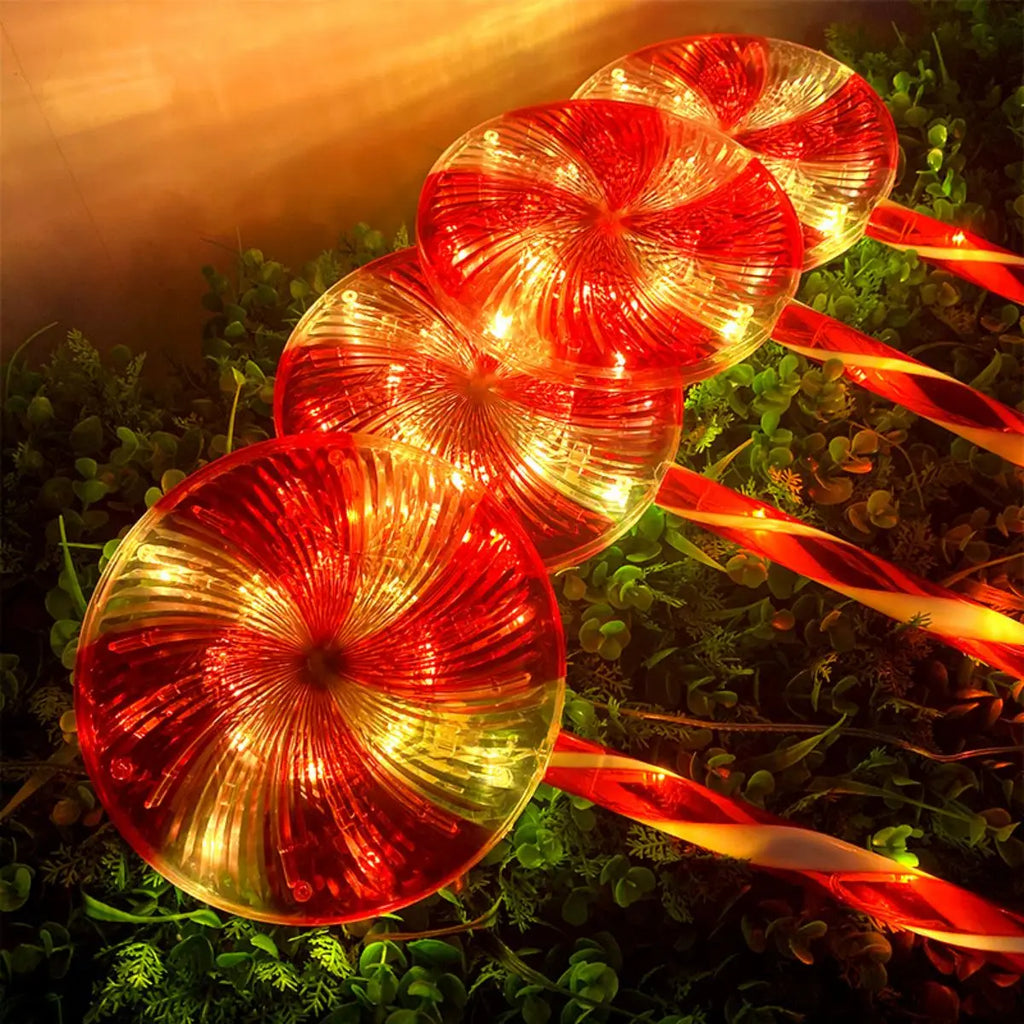 Solar Lollipop Lights