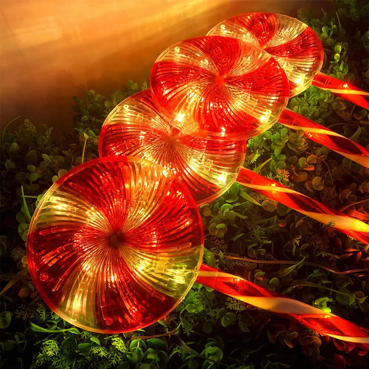 Solar Lollipop Lights