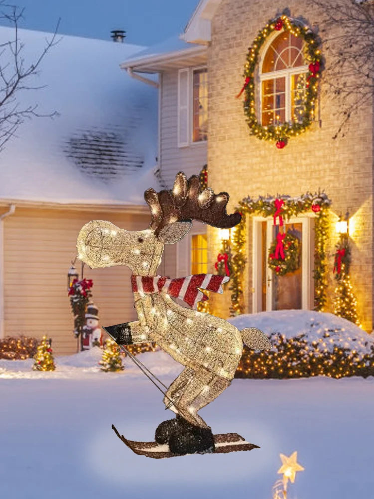 Glowing Reindeer Decor