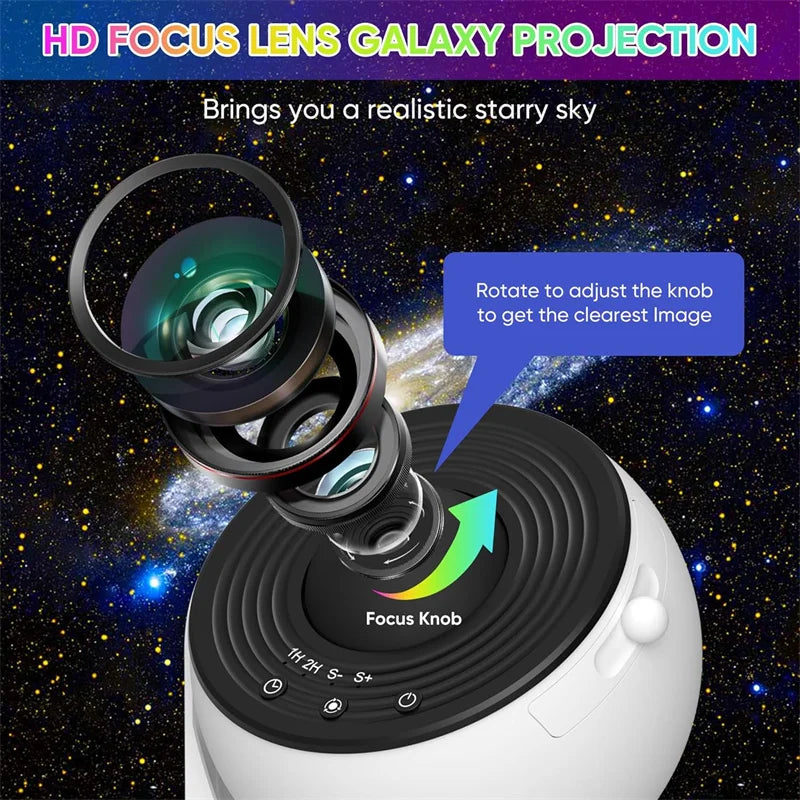 LED Galaxy Star Projector