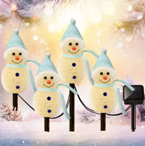 Solar Snowman Decoration