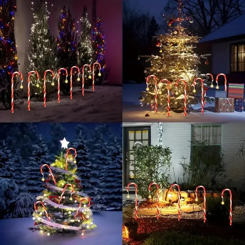 Solar Cane Stick Lights