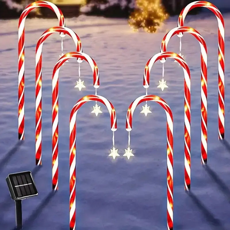 Solar Cane Stick Lights