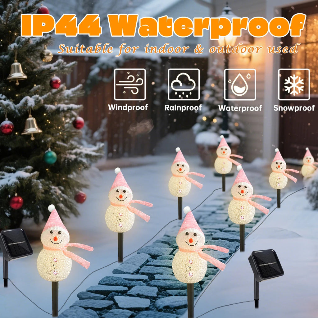 Solar Snowman Decoration