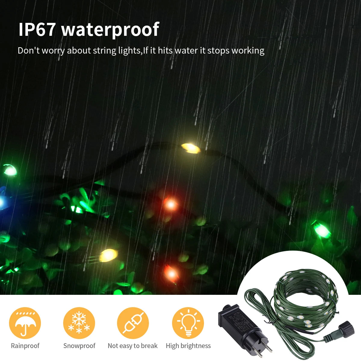 Waterproof LED String Lights