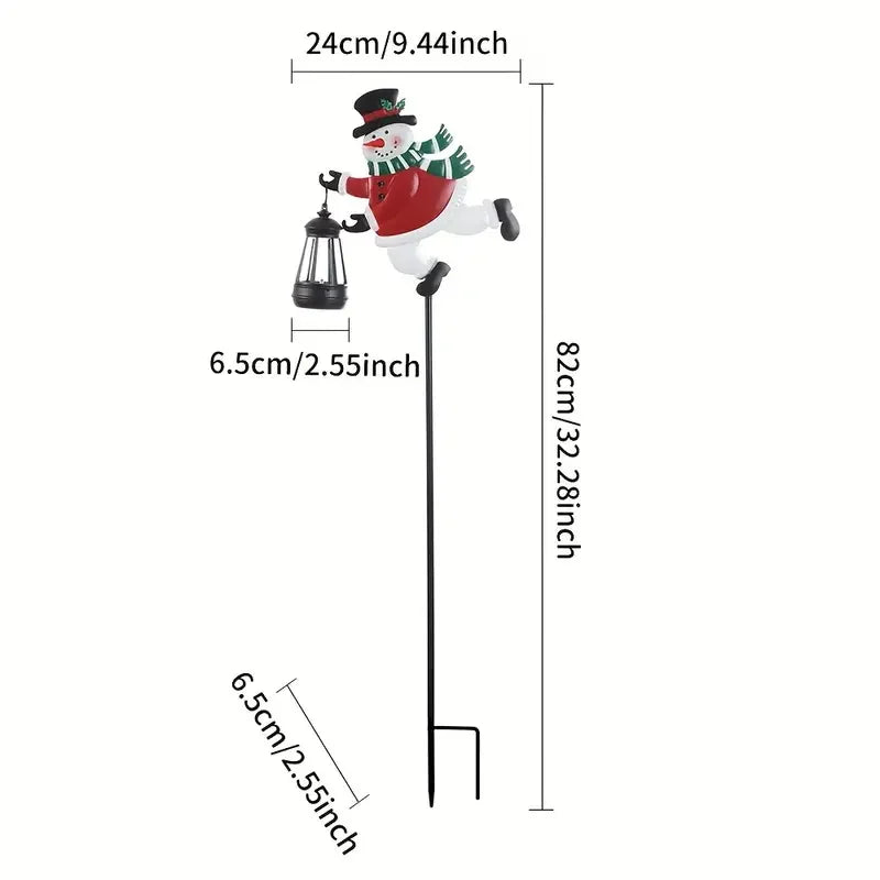 Solar Snowman Lanterns