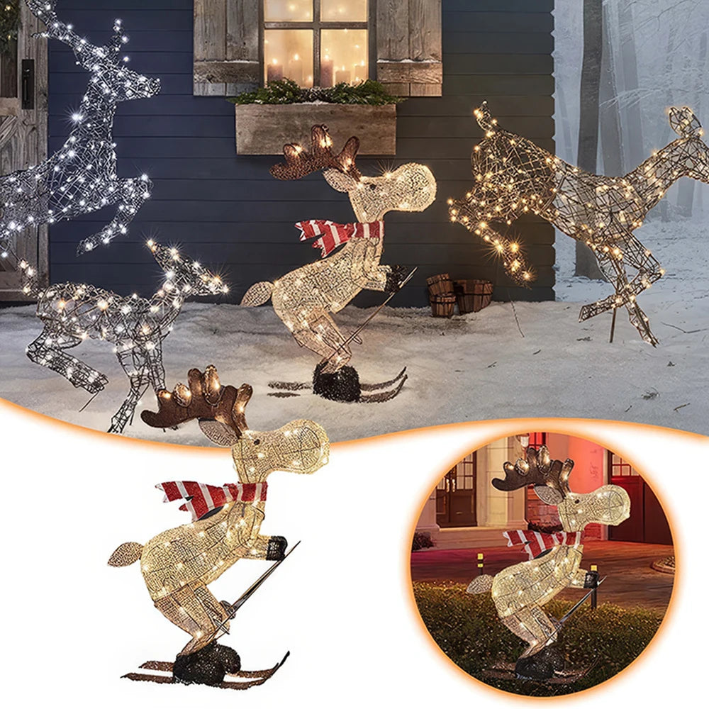 Glowing Reindeer Decor