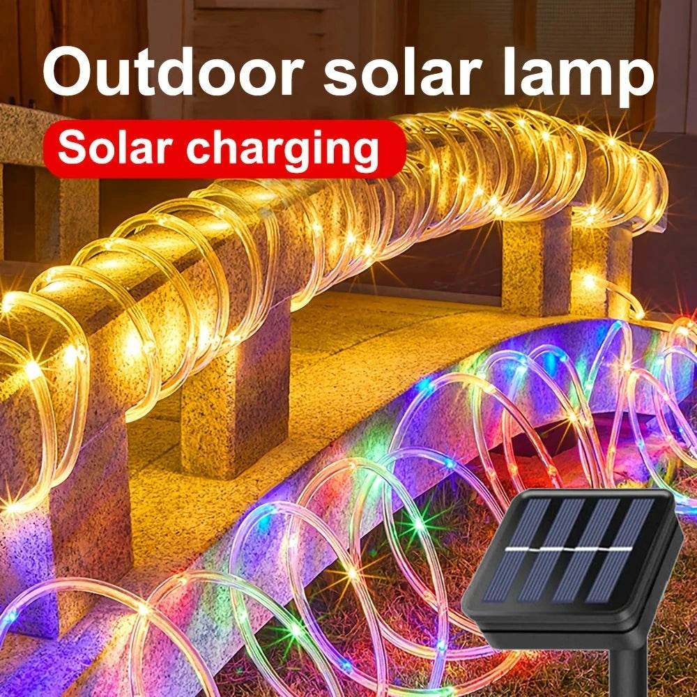Outdoor Solar LED Rope Lights
