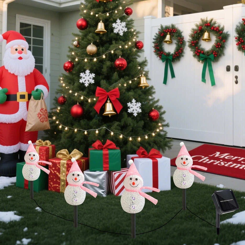 Solar Snowman Decoration