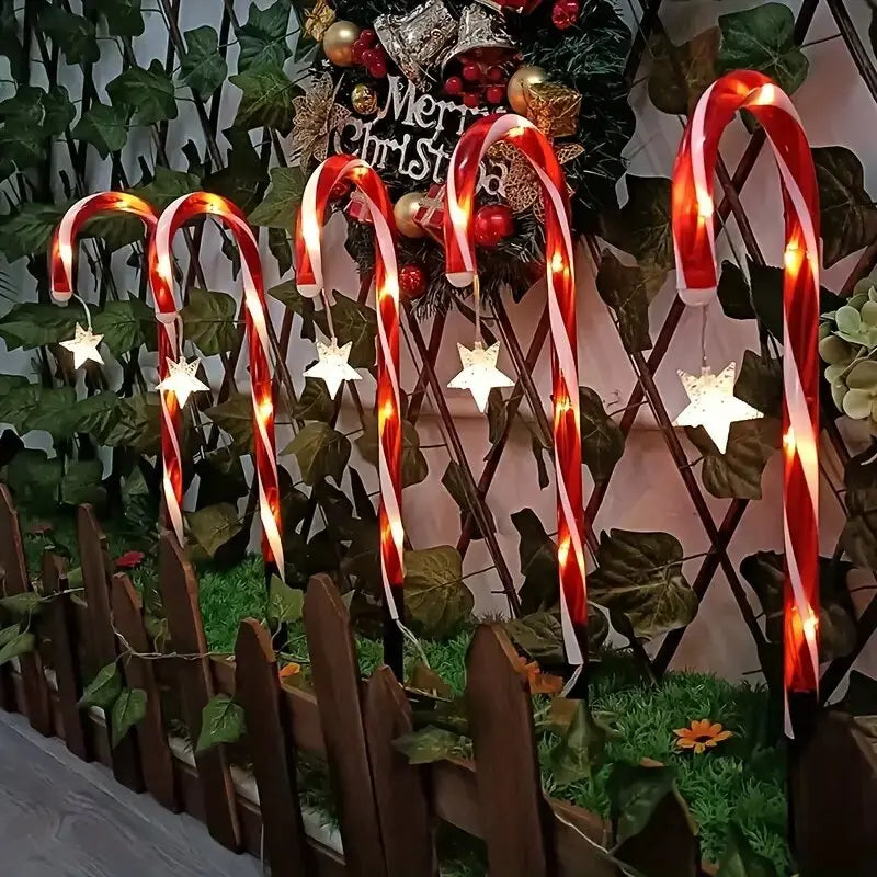 Solar Cane Stick Lights