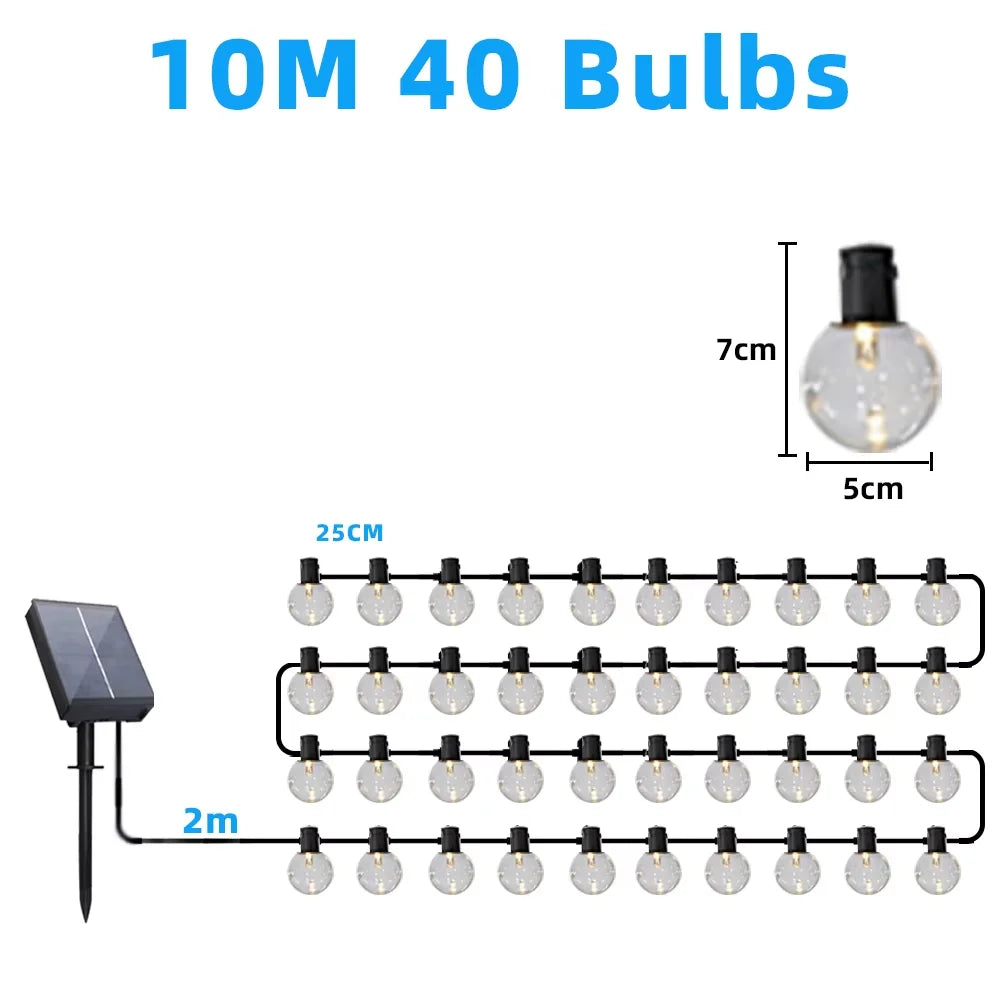 Solar Hanging Sphere Lights