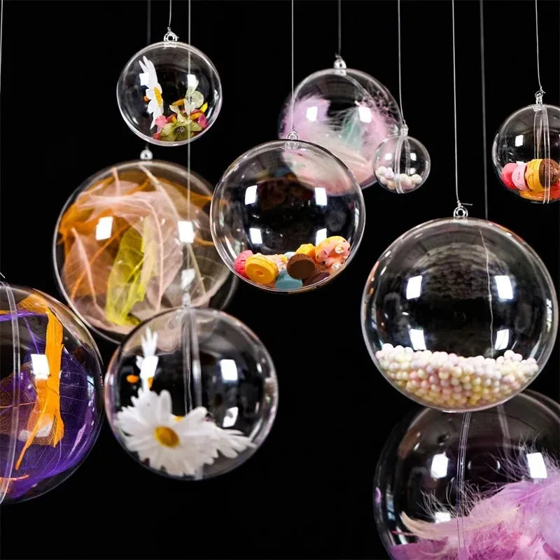 Fillable Xmas Ball Decorations