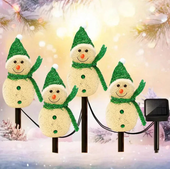 Solar Snowman Decoration