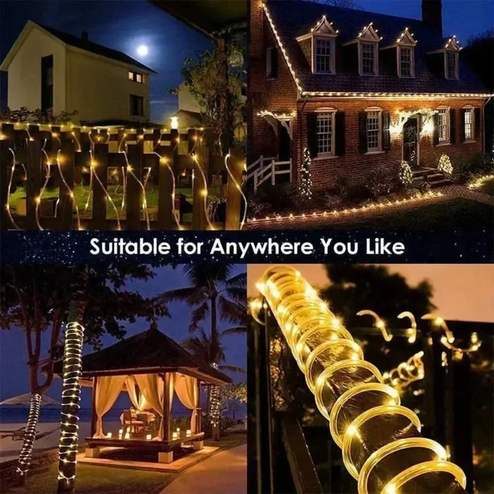 Outdoor Solar LED Rope Lights